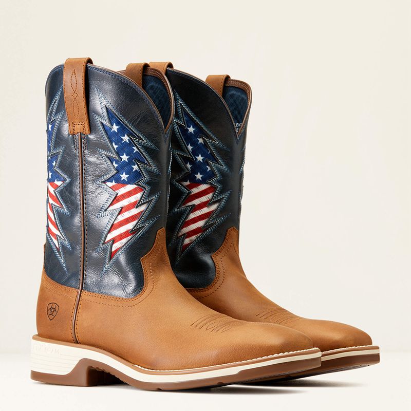 Ariat Ridgeback Venttek Western Boot Georgia Clay Homme | MIH-03912838