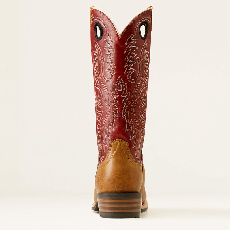 Ariat Ringer Cowboy Boot Polo Tan/Red Cedar Homme | RTL-94839257