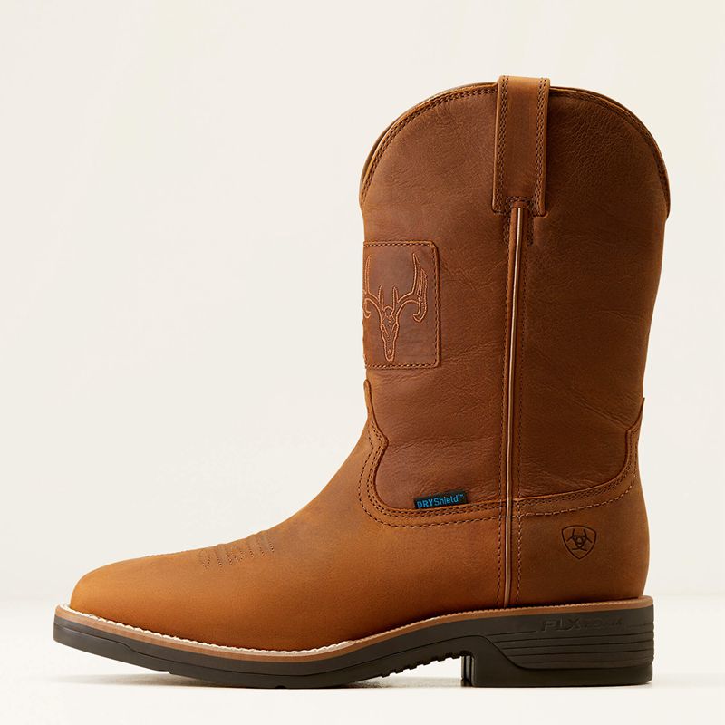 Ariat Ridgeback Country Waterproof Cowboy Boot Marron Homme | EVI-67073668