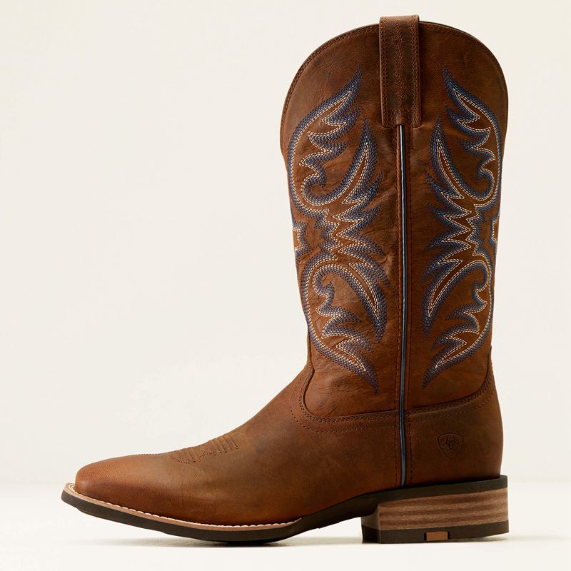 Ariat Ricochet Cowboy Boot Weathered Chestnut Homme | AHA-16293030