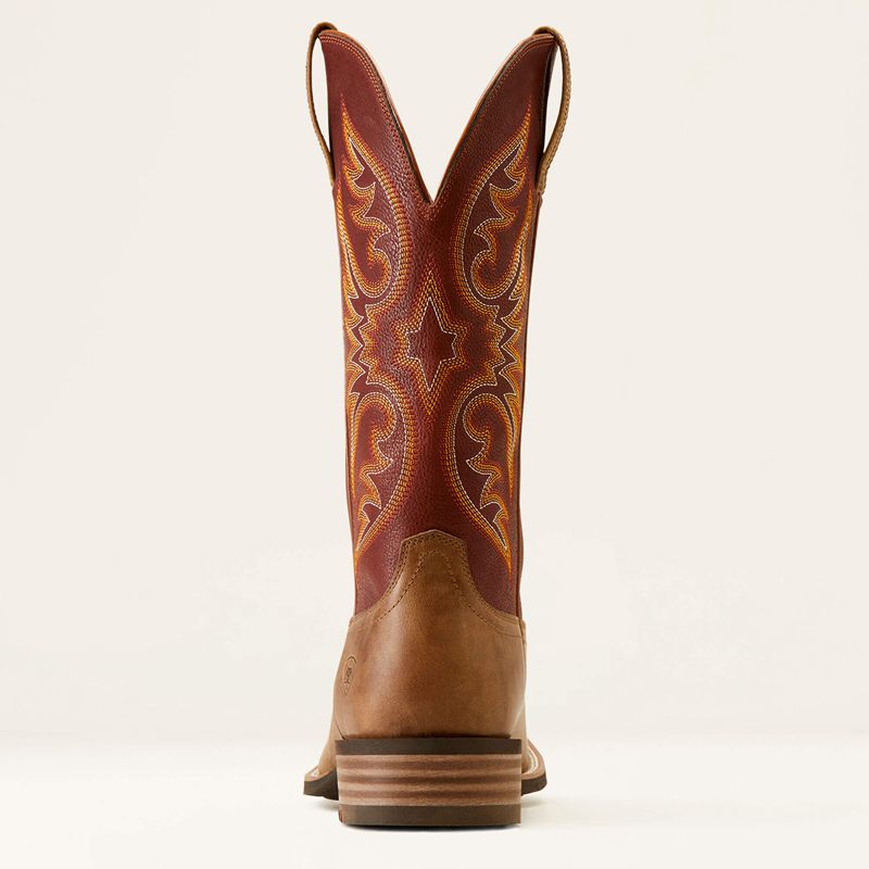 Ariat Ricochet Cowboy Boot Sandstorm/Roasted Chestnut Homme | KYP-20357735