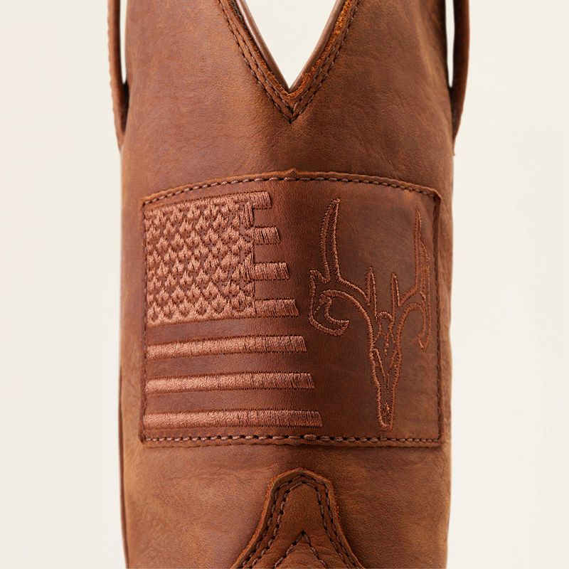 Ariat Ridgeback Country Waterproof Cowboy Boot Marron Homme | EVI-67073668