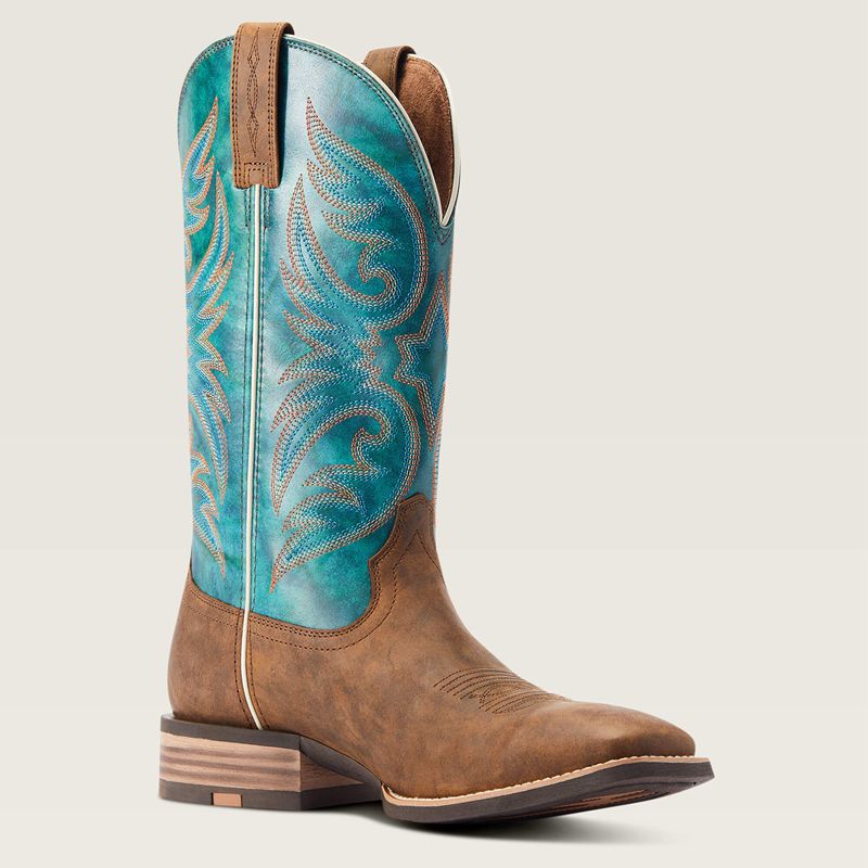 Ariat Ricochet Cowboy Boot Aged Tan Homme | GWQ-18991067