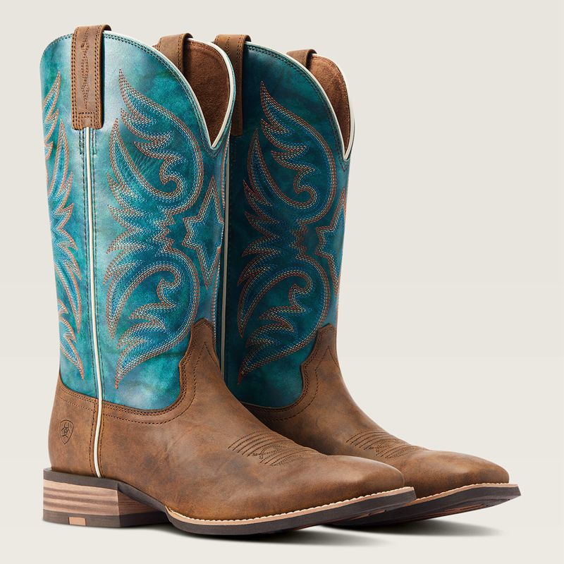 Ariat Ricochet Cowboy Boot Aged Tan Homme | GWQ-18991067