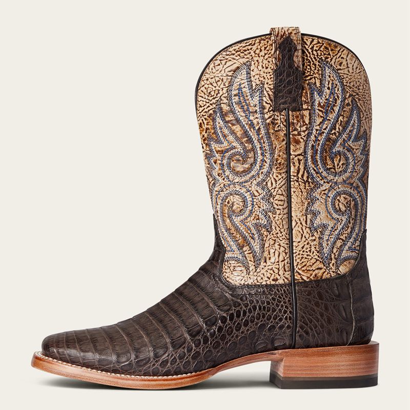 Ariat Relentless Denton Western Boot Chocolat Homme | LVZ-52632371