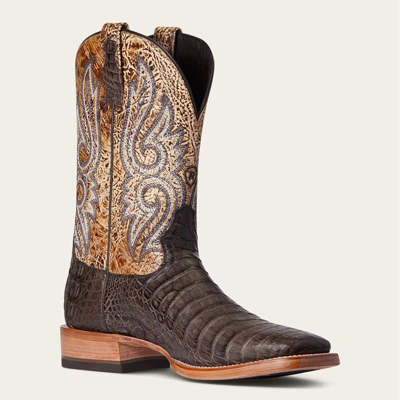 Ariat Relentless Denton Western Boot Chocolat Homme | LVZ-52632371