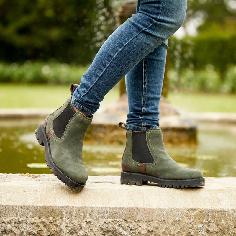 Ariat Wexford Lug Waterproof Chelsea Boot Forest Night Femme | XYH-94229569