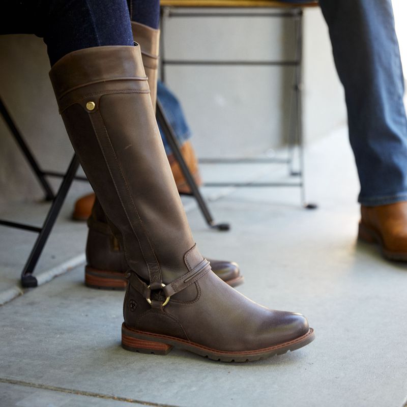 Ariat Scarlet Waterproof Boot Mocha Femme | GHC-11231493