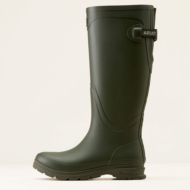 Ariat Kelmarsh Rubber Boot Vert Olive Femme | AIS-08651237