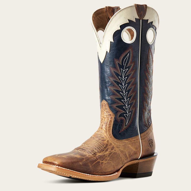 Ariat Real Deal Western Boot Dusted Wheat Homme | CCW-82022912