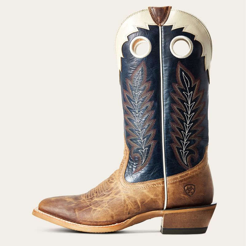 Ariat Real Deal Western Boot Dusted Wheat Homme | CCW-82022912