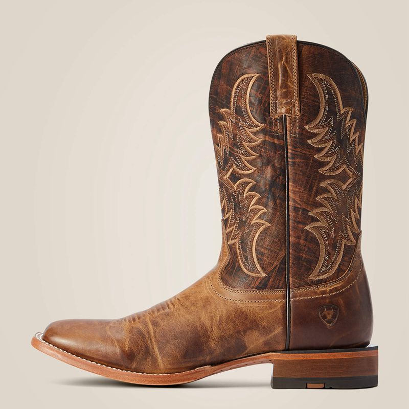 Ariat Point Ryder Western Boot Dry Creek Tan Homme | ZKS-11386366