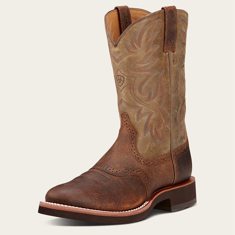 Ariat Heritage Crepe Western Boot Earth Homme | TTF-11699030