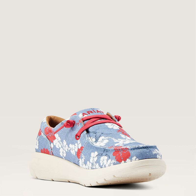 Ariat Hilo Western Aloha Rouge Blanche Bleu Femme | BMX-93154998