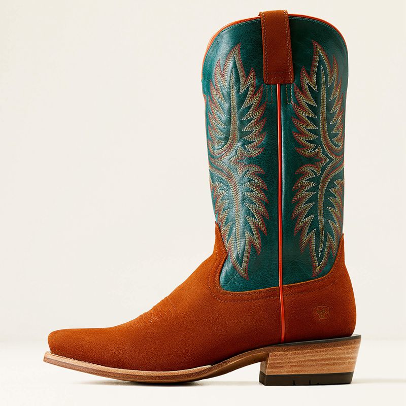 Ariat Futurity Rider Cowboy Boot Turquoise Homme | DJE-52197155