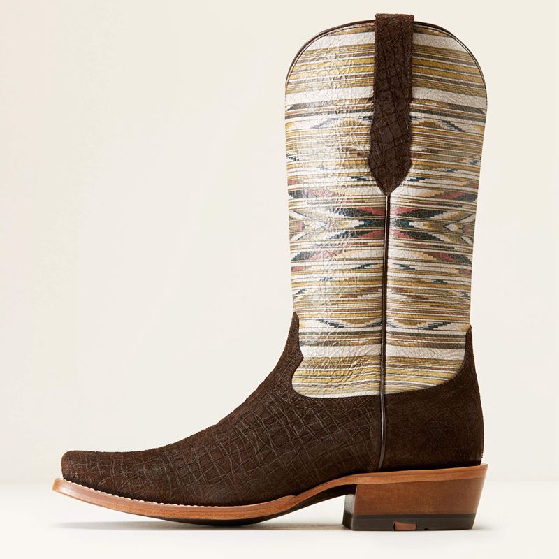 Ariat Futurity Chimayo Western Boot Chocolat Homme | PEA-92890365