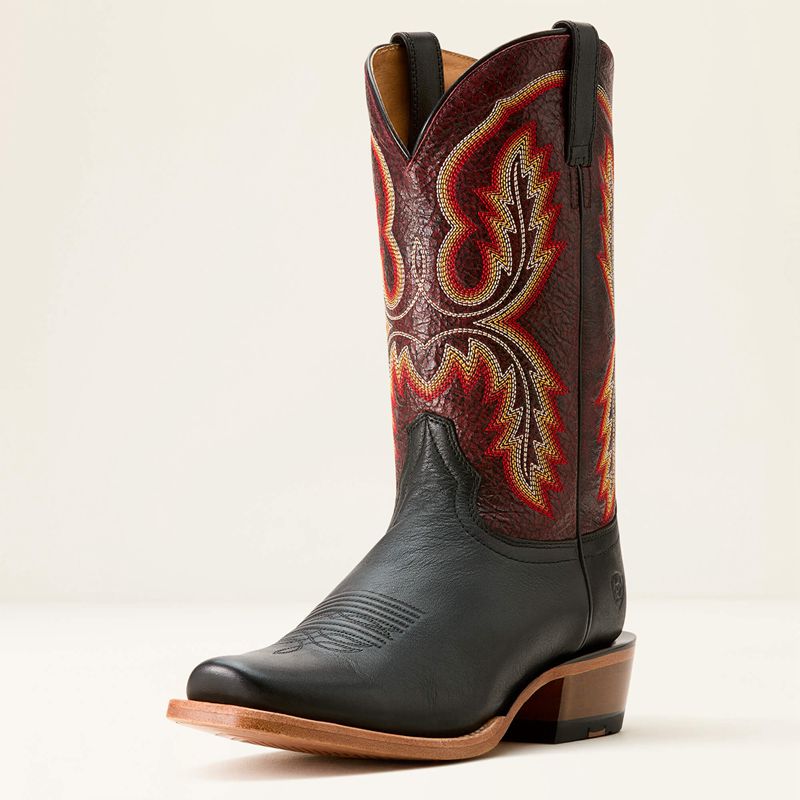 Ariat Futurity Cashout Cowboy Boot Midnight Black/Dark Brick Homme | LRM-78923241