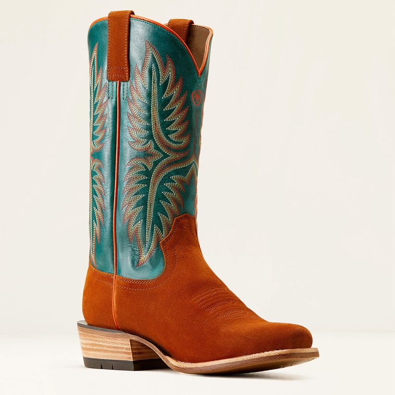 Ariat Futurity Rider Cowboy Boot Turquoise Homme | DJE-52197155