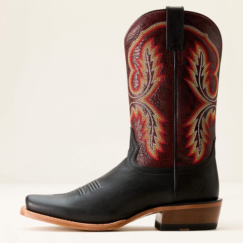 Ariat Futurity Cashout Cowboy Boot Midnight Black/Dark Brick Homme | LRM-78923241