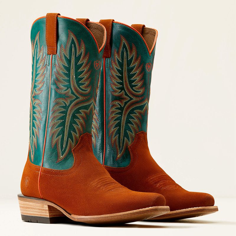 Ariat Futurity Rider Cowboy Boot Turquoise Homme | DJE-52197155