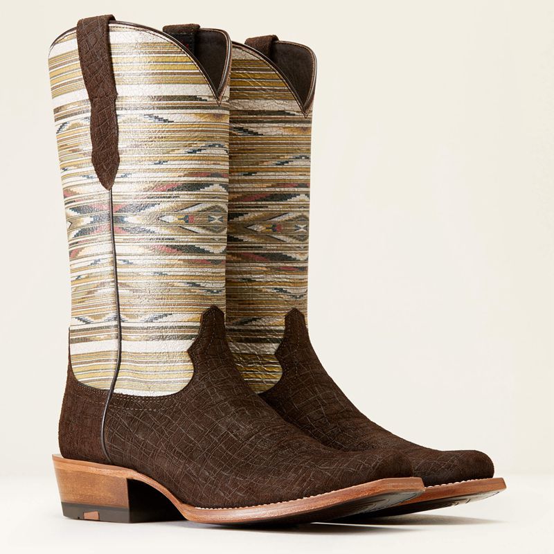 Ariat Futurity Chimayo Western Boot Chocolat Homme | PEA-92890365