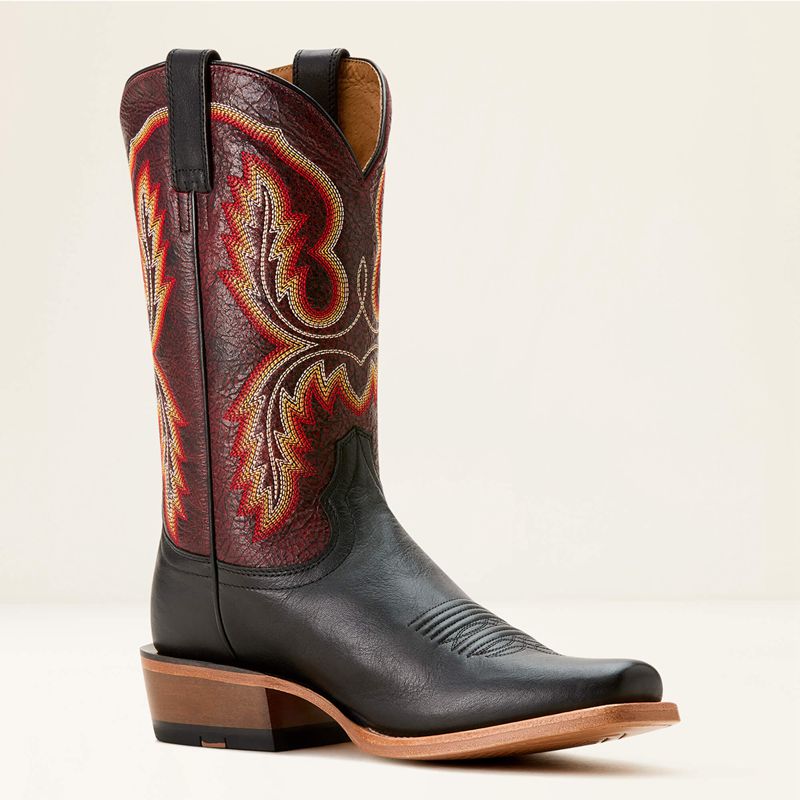 Ariat Futurity Cashout Cowboy Boot Midnight Black/Dark Brick Homme | LRM-78923241