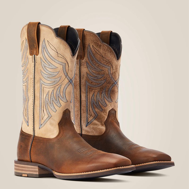 Ariat Everlite Blazin Western Boot Whole Wheat Homme | PAU-91185597