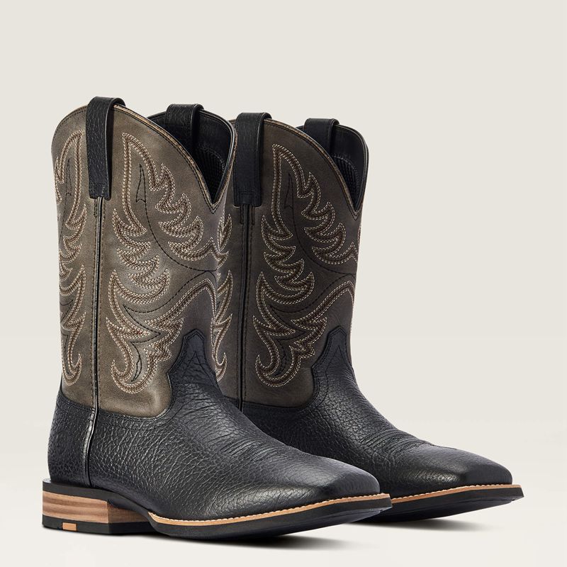 Ariat Everlite Countdown Western Boot Noir Homme | VDW-02611798