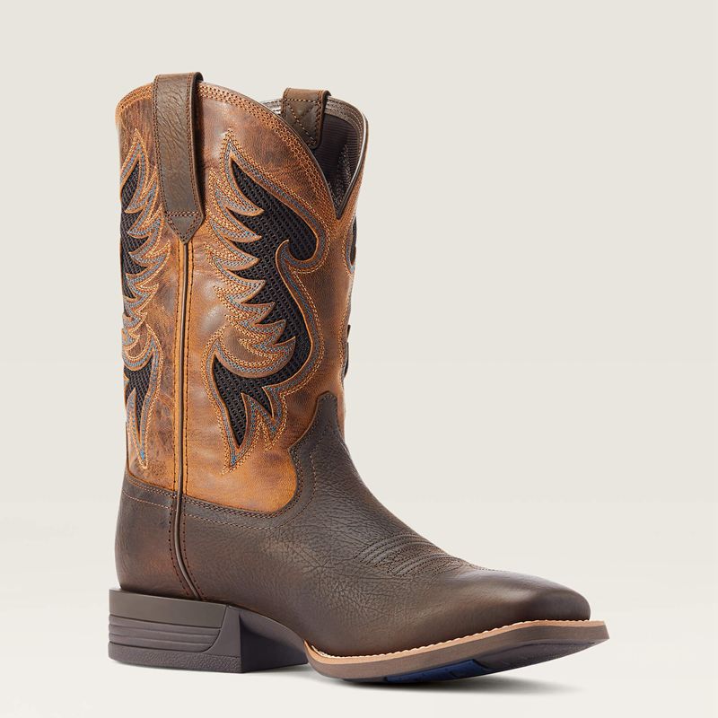 Ariat Cowpuncher Venttek Cowboy Boot Marron Foncé Homme | VNJ-08727996