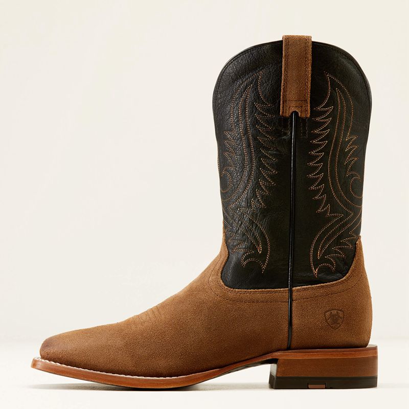 Ariat Circuit Paxton Cowboy Boot Marron Noir Homme | PIV-10722268