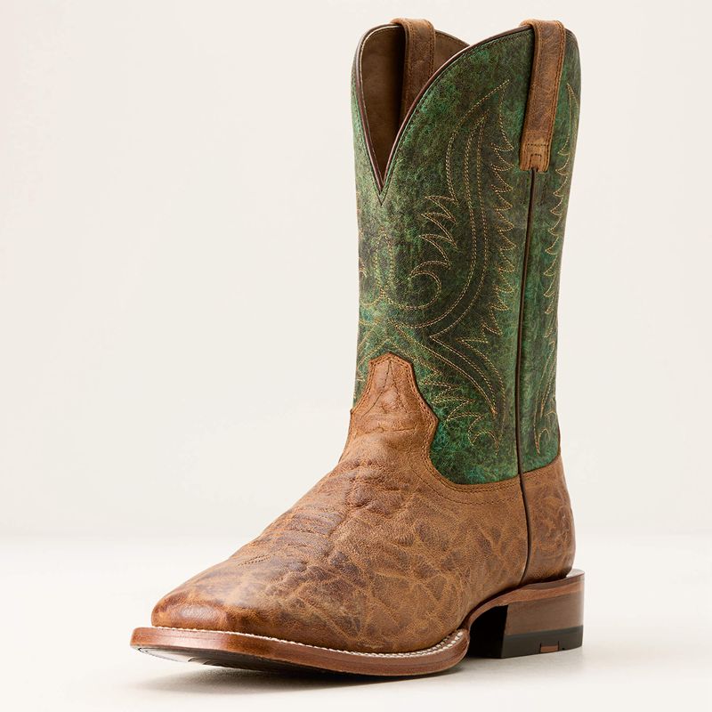 Ariat Circuit Paxton Cowboy Boot Brass/Mountain Forest Homme | EOG-53451523