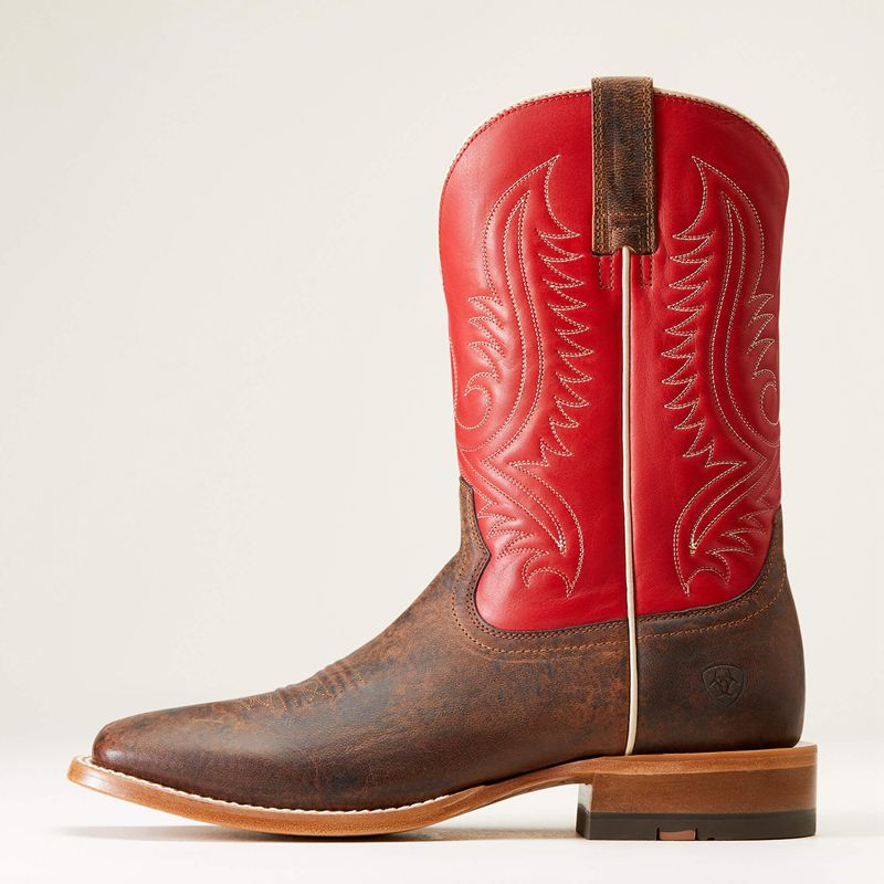 Ariat Circuit Paxton Cowboy Boot Marron Homme | NOG-60674449