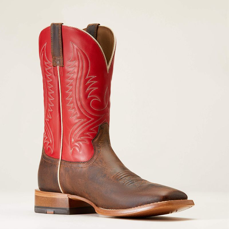 Ariat Circuit Paxton Cowboy Boot Marron Homme | NOG-60674449