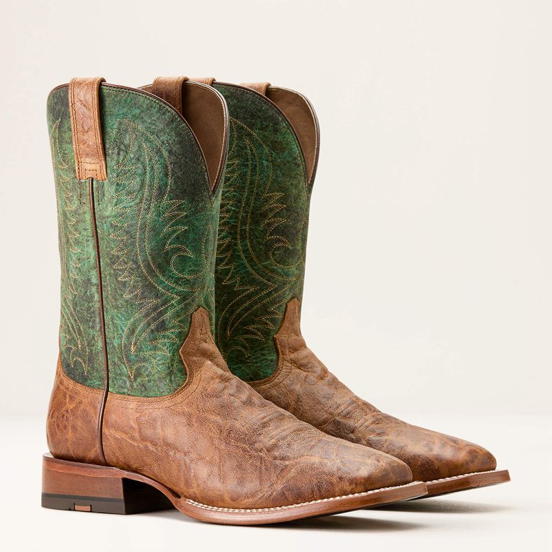 Ariat Circuit Paxton Cowboy Boot Brass/Mountain Forest Homme | EOG-53451523