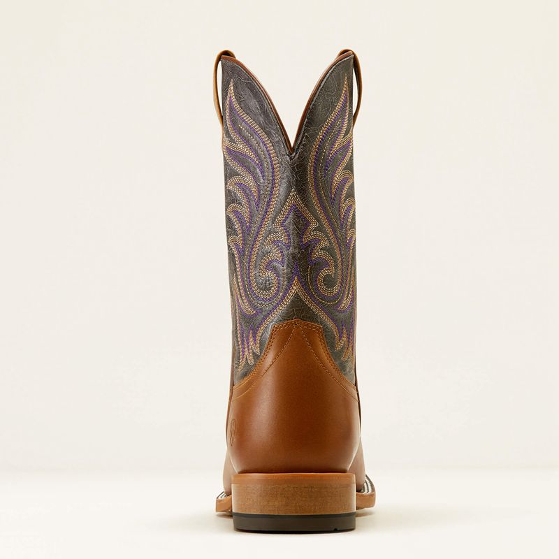 Ariat Cattle Call Cowboy Boot Violette Homme | NIX-07607016