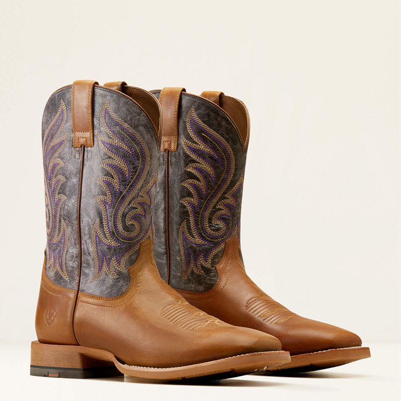 Ariat Cattle Call Cowboy Boot Violette Homme | NIX-07607016