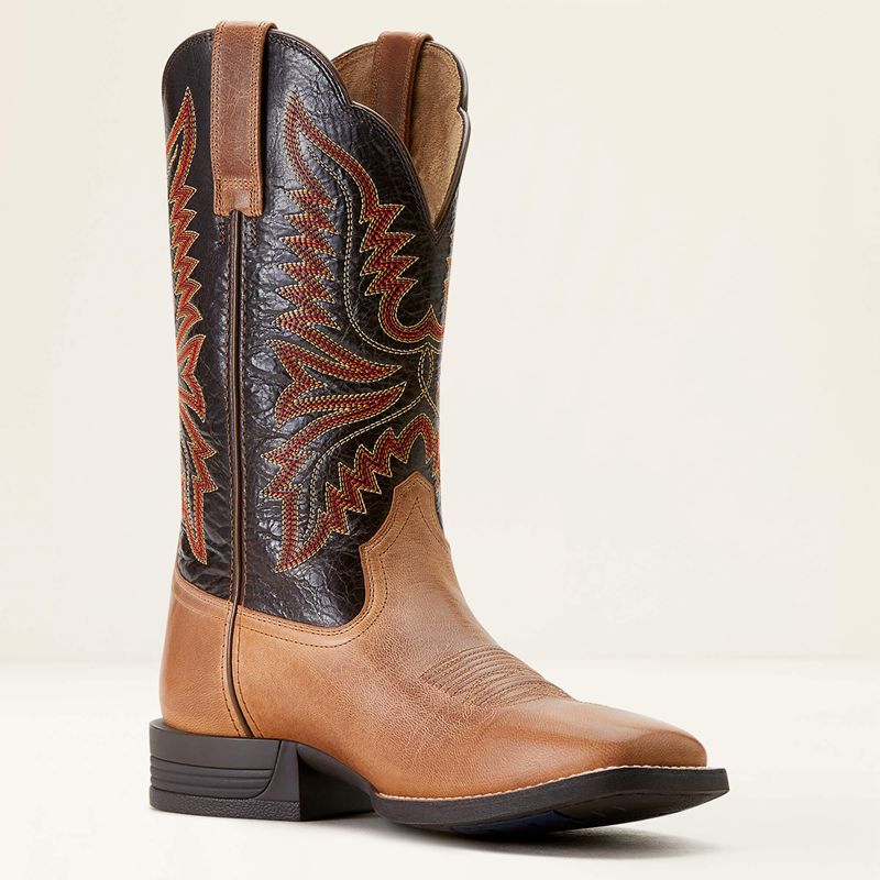 Ariat Brush Creek Cowboy Boot Marron Homme | GXJ-80374190