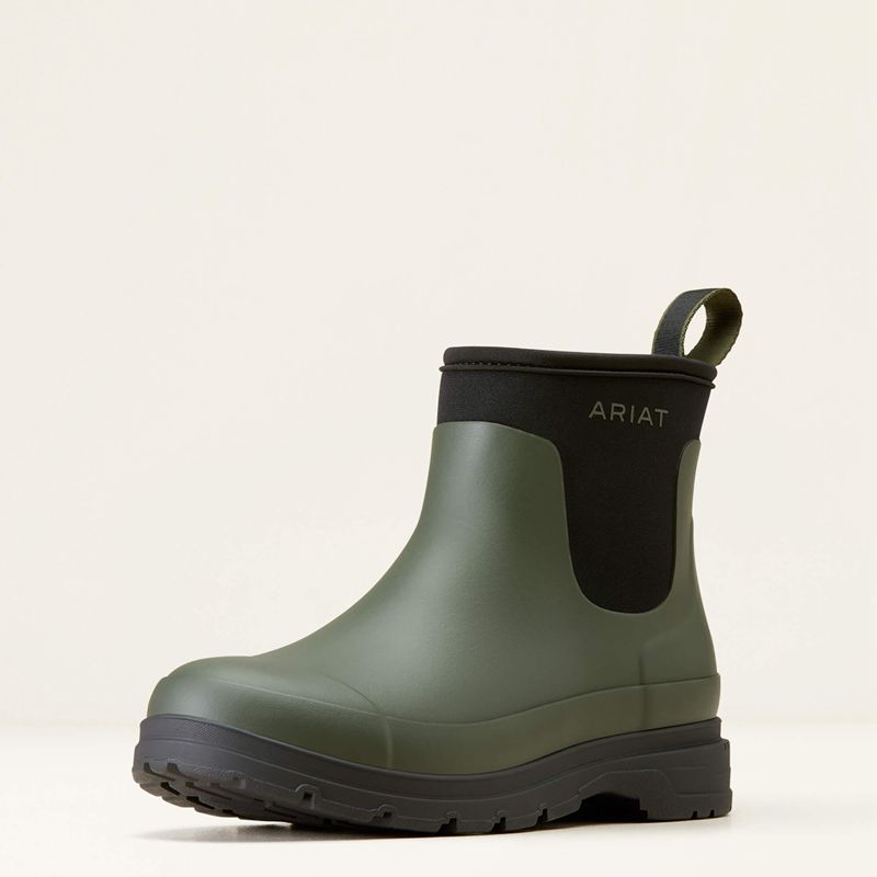 Ariat Kelmarsh Shortie Rubber Boot Vert Olive Foncé Femme | FTO-58213074