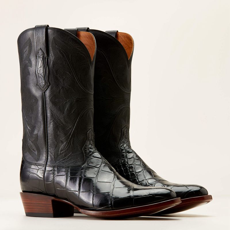 Ariat Bench Made James Western Boot Noir Homme | GFR-23430297