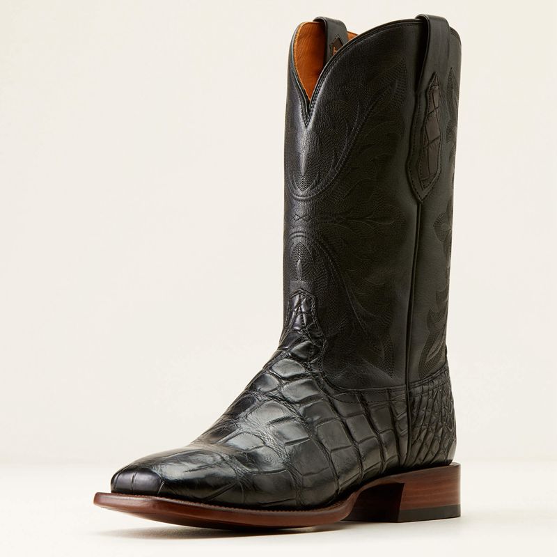 Ariat Bench Made Bassett Western Boot Noir Homme | IKX-66073439