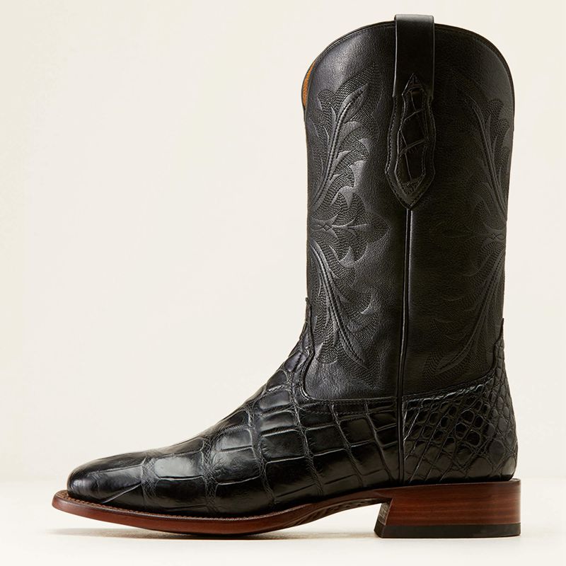 Ariat Bench Made Bassett Western Boot Noir Homme | IKX-66073439