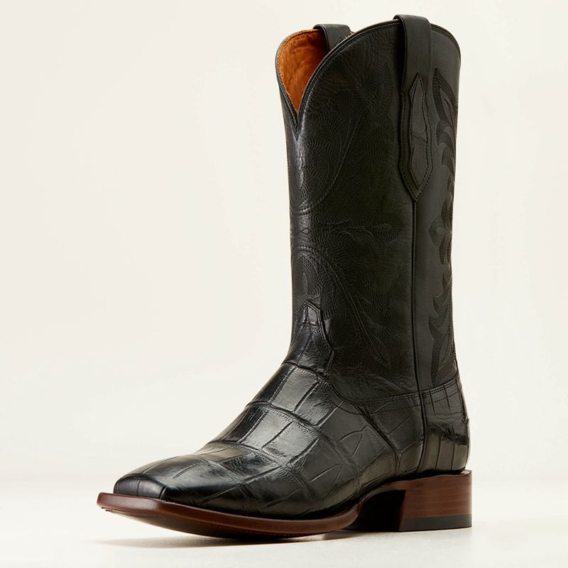 Ariat Bench Made Bassett Western Boot Noir Homme | NGU-09179481