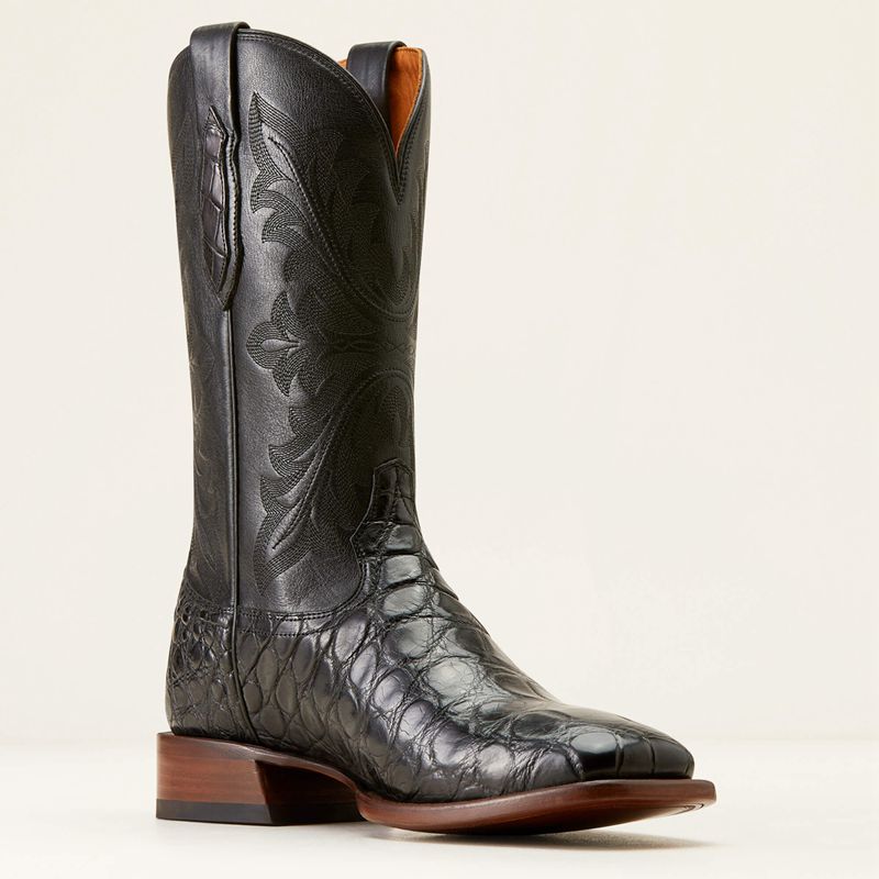 Ariat Bench Made Bassett Western Boot Noir Homme | IKX-66073439