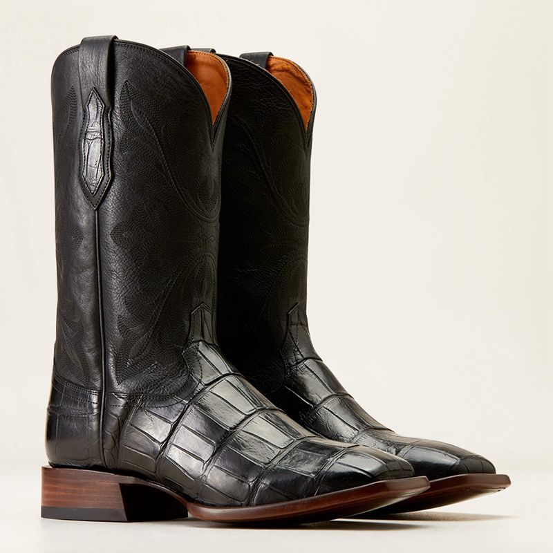 Ariat Bench Made Bassett Western Boot Noir Homme | NGU-09179481