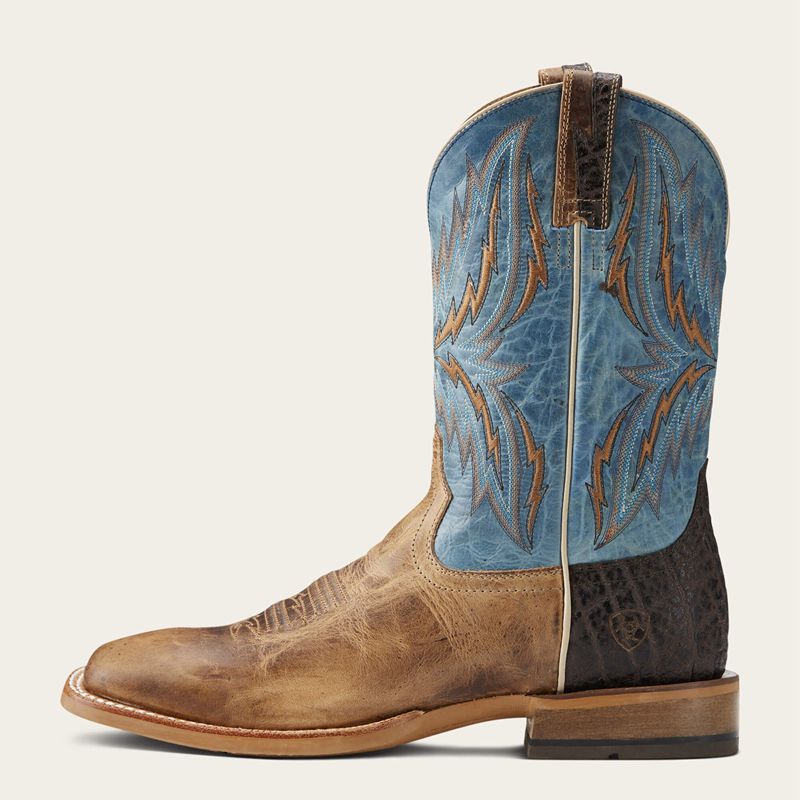 Ariat Arena Rebound Western Boot Dusted Wheat Homme | BPN-22293395