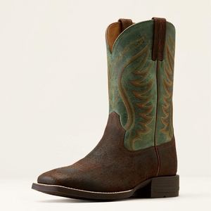 Ariat Amos Cowboy Boot Vert Homme | RLN-91359485