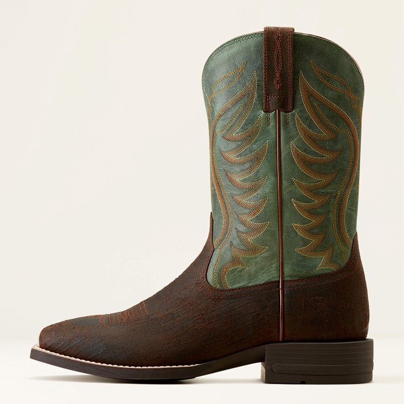 Ariat Amos Cowboy Boot Vert Homme | RLN-91359485