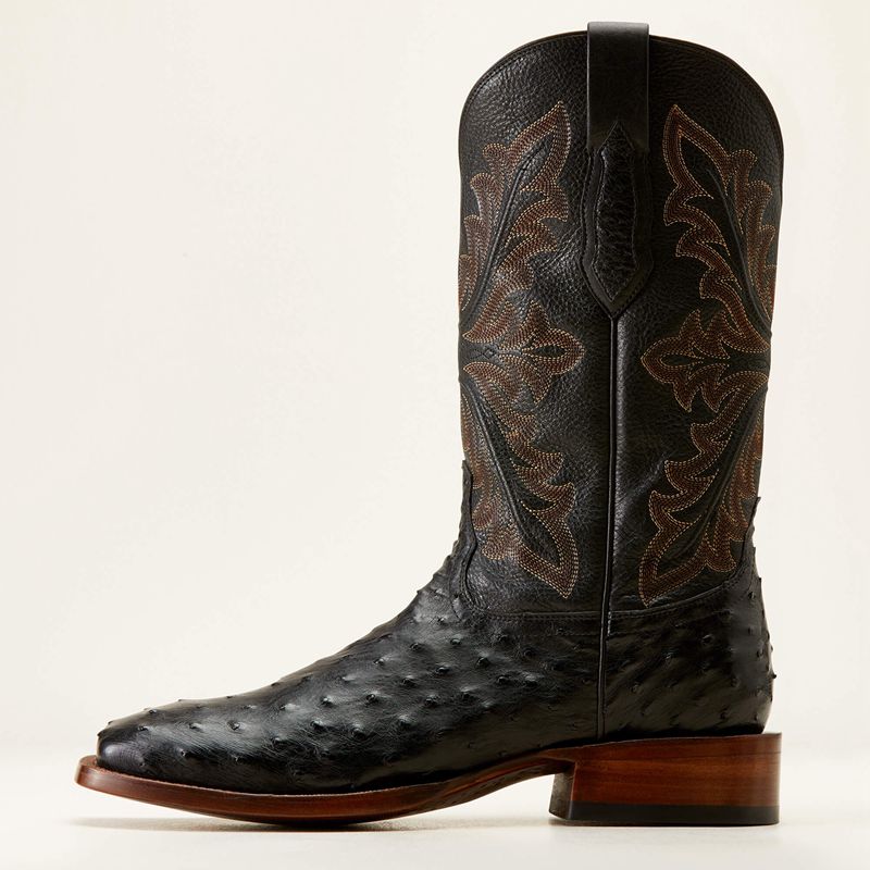 Ariat Bench Made Bassett Western Boot Noir Homme | MJF-88184987