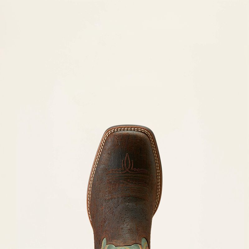 Ariat Amos Cowboy Boot Vert Homme | RLN-91359485