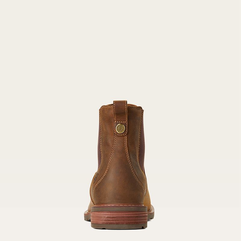 Ariat Wexford Waterproof Chelsea Boot Marron Homme | PGS-25907945